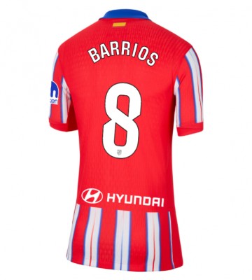 Atletico Madrid Pablo Barrios #8 Hemmatröja Kvinnor 2024-25 Kortärmad